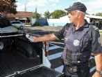 Guarda de Santa Bárbara fiscaliza motoristas que usam som alto em veículos. Foto: Divulgação